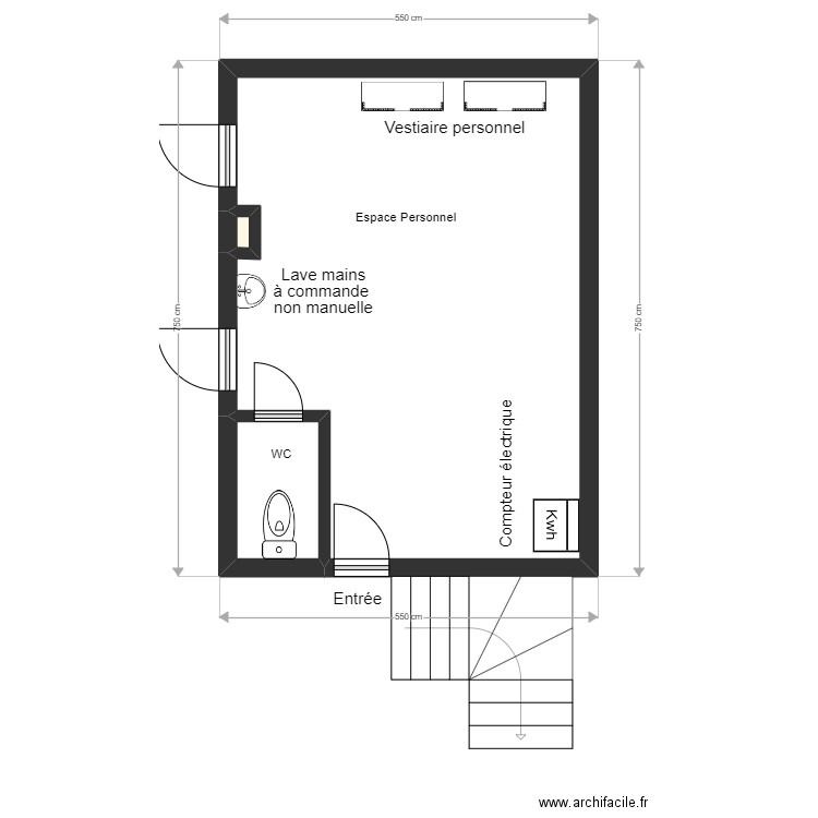 Espace personnel. Plan de 0 pièce et 0 m2