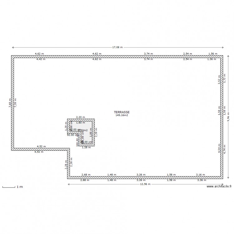 TERRASSE. Plan de 0 pièce et 0 m2