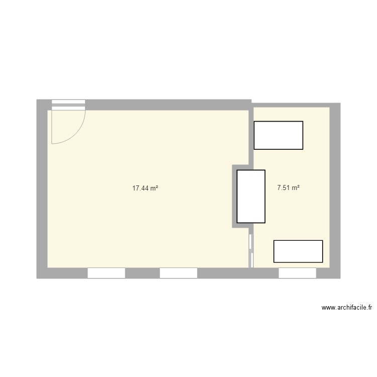 Percier. Plan de 0 pièce et 0 m2