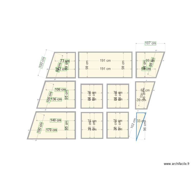 Plan de la vitrine Boutique. Plan de 0 pièce et 0 m2