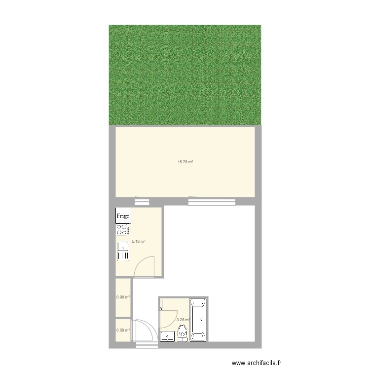 Plan Appartement Val Fleuri. Plan de 0 pièce et 0 m2