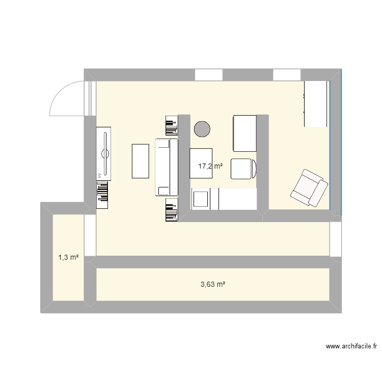 salon sous-sol. Plan de 0 pièce et 0 m2