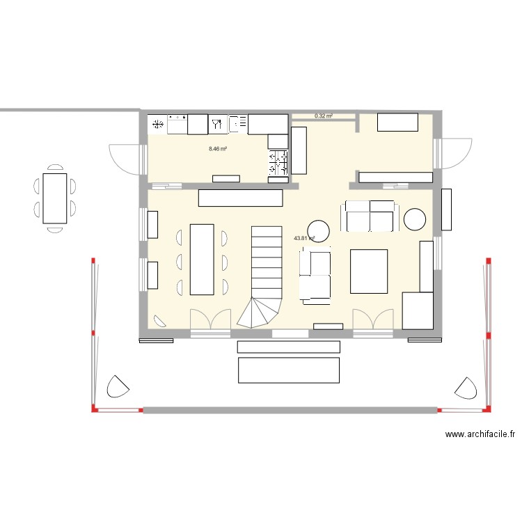 Route de la Dent 26. Plan de 0 pièce et 0 m2