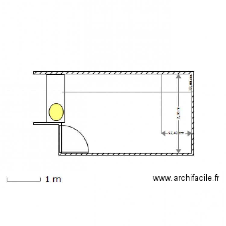 salle de bain - comble. Plan de 0 pièce et 0 m2