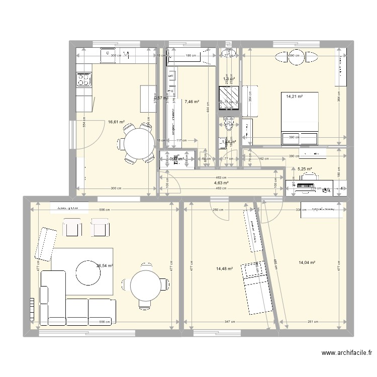 16AvGallieni - V4. Plan de 0 pièce et 0 m2