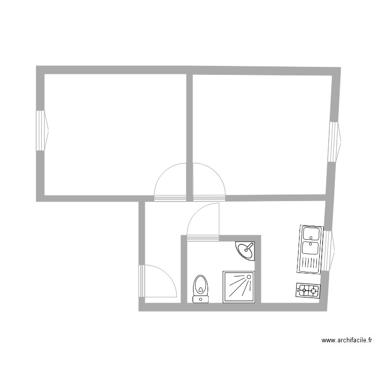 Studio1. Plan de 0 pièce et 0 m2