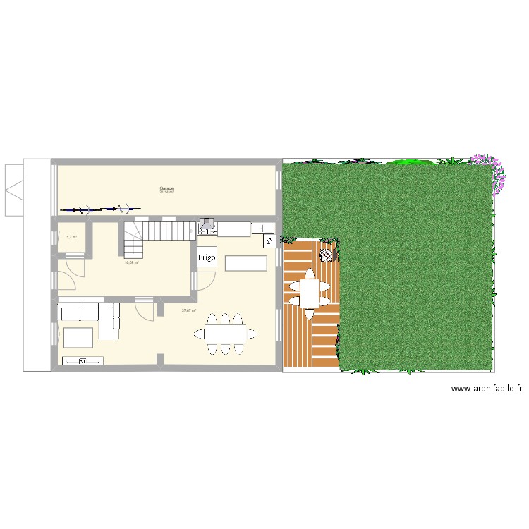 Maison. Plan de 0 pièce et 0 m2