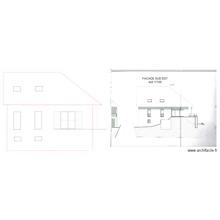 maison brouillon. Plan de 0 pièce et 0 m2