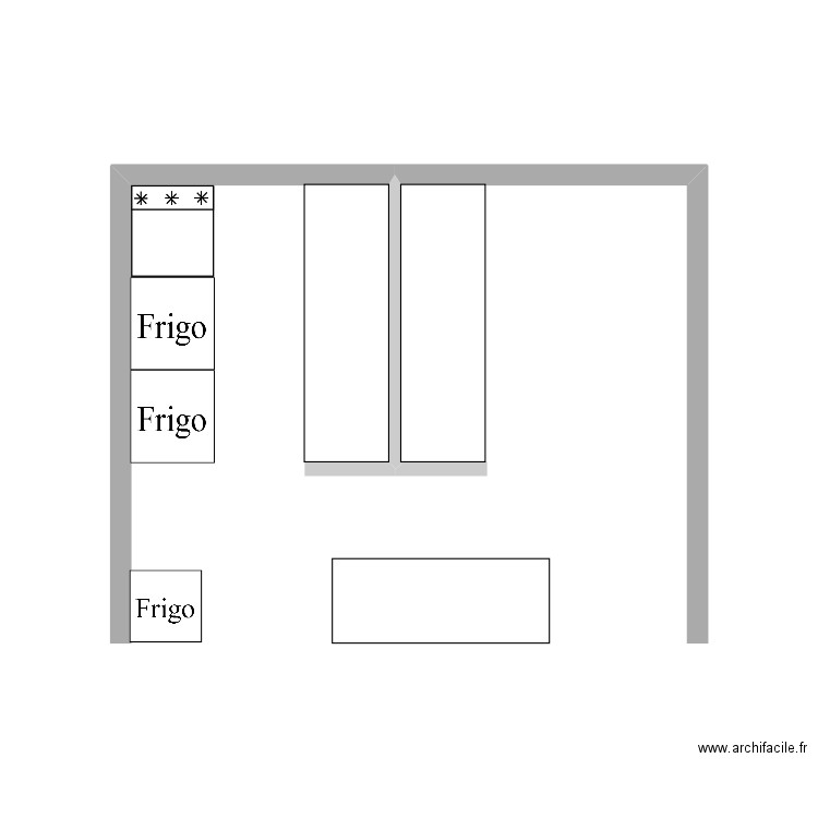 cuisine. Plan de 0 pièce et 0 m2