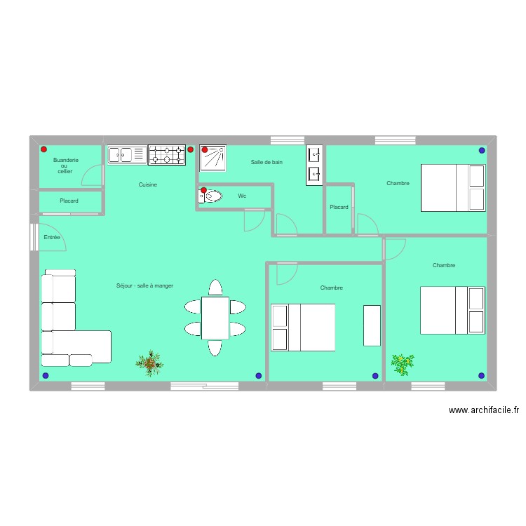 DOUBLE FLUX THONES 2022. Plan de 0 pièce et 0 m2