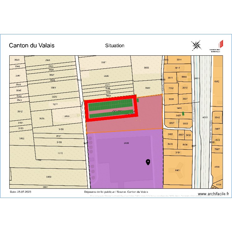 Saxon ex-nestlé waters V3 12000m2. Plan de 0 pièce et 0 m2