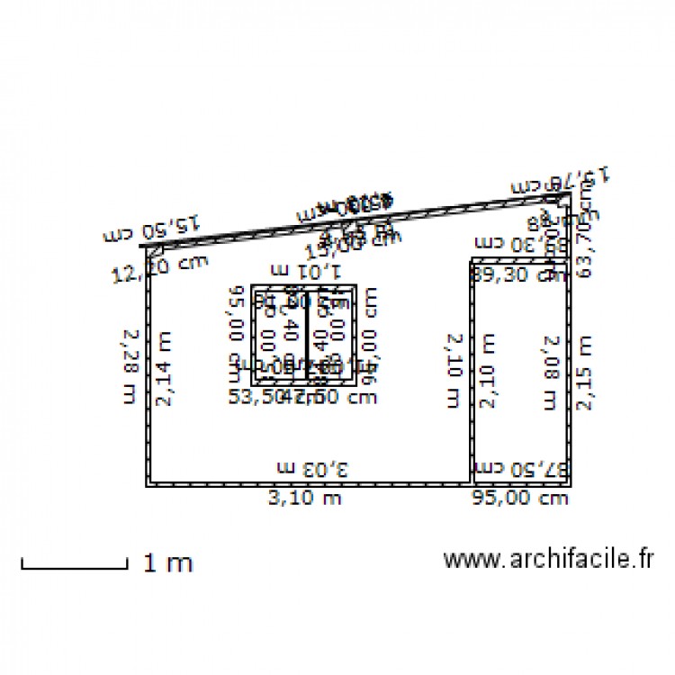 extension maison vu coté gauche. Plan de 0 pièce et 0 m2