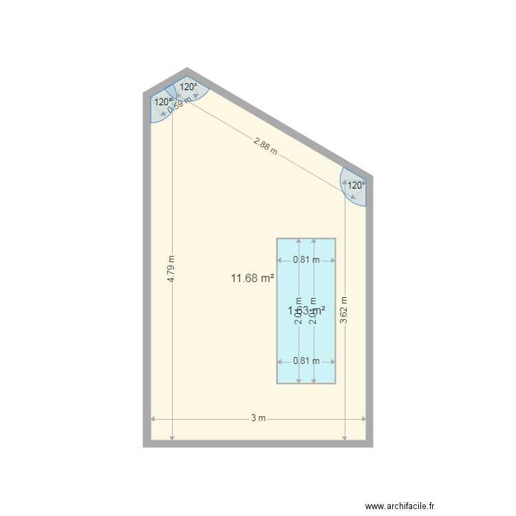 garrigues mur est intérieur. Plan de 0 pièce et 0 m2