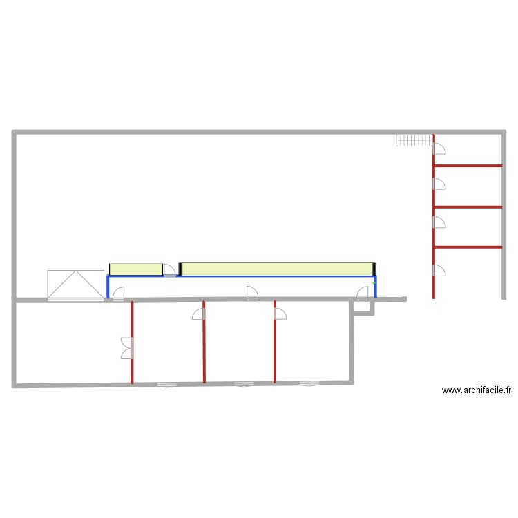 Futur local. Plan de 0 pièce et 0 m2