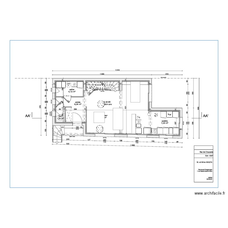 Melle Mars plan Berval. Plan de 0 pièce et 0 m2