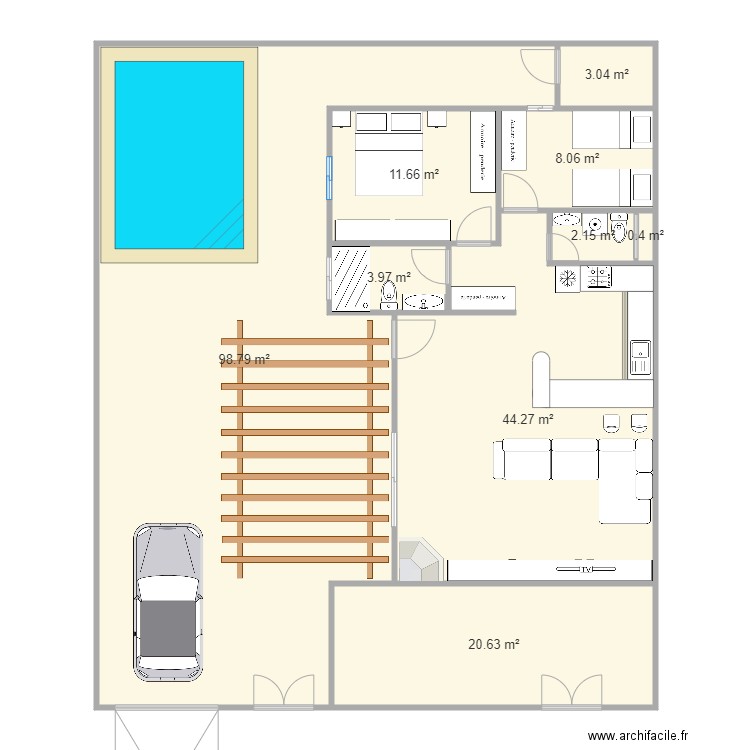 Hammamet 2. Plan de 0 pièce et 0 m2