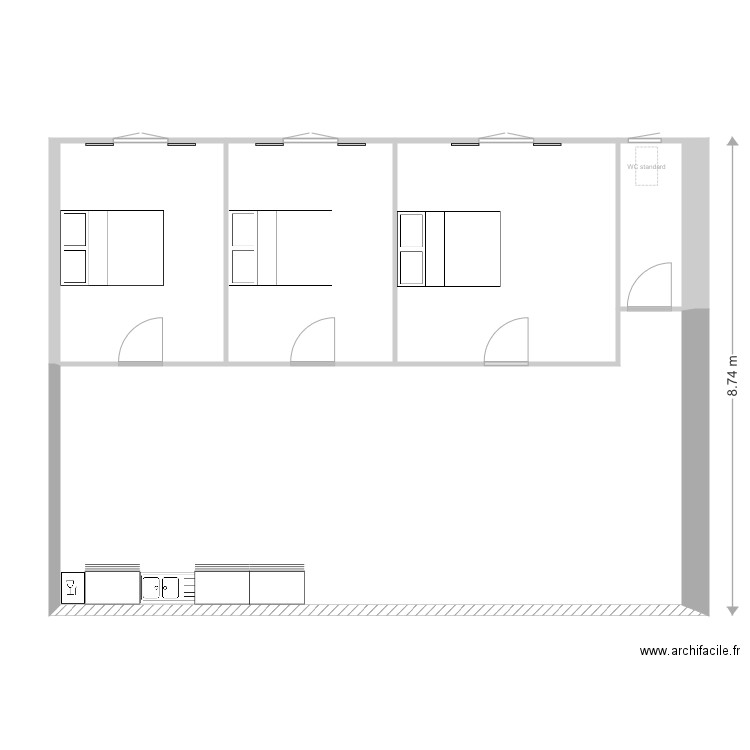 Nord 2 . Plan de 0 pièce et 0 m2