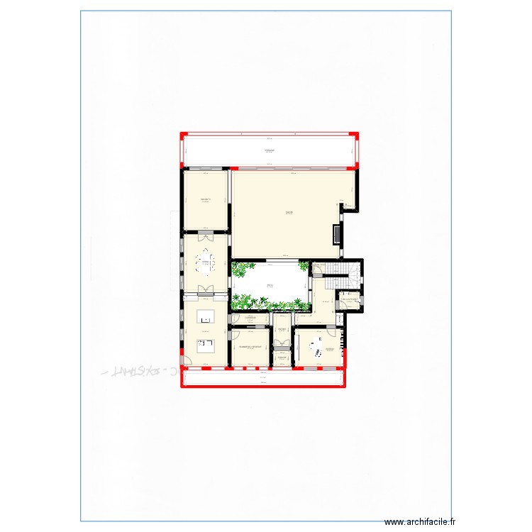 Villa 125 RDC V2. Plan de 0 pièce et 0 m2