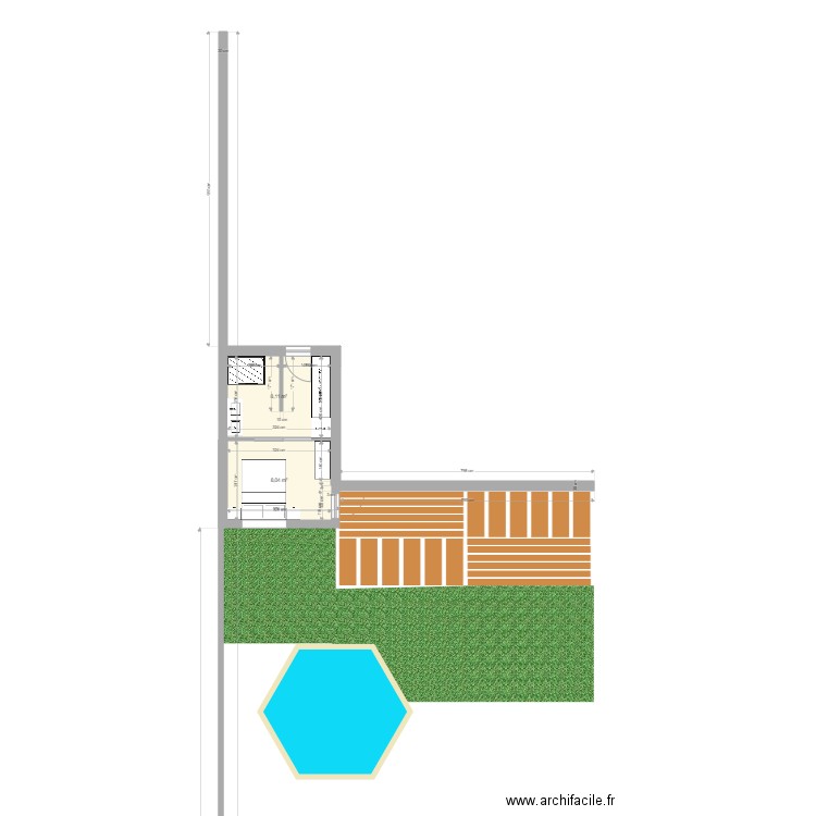 Projet RIBIERE. Plan de 0 pièce et 0 m2