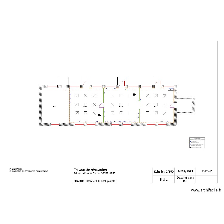 ROBIN_COLLEGE LA CROIX DE PIERRE_BAT C. Plan de 0 pièce et 0 m2