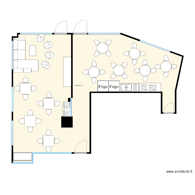 Plan QMP Cuisine. Plan de 0 pièce et 0 m2