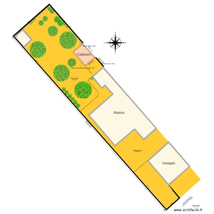 Cabanon avant. Plan de 0 pièce et 0 m2