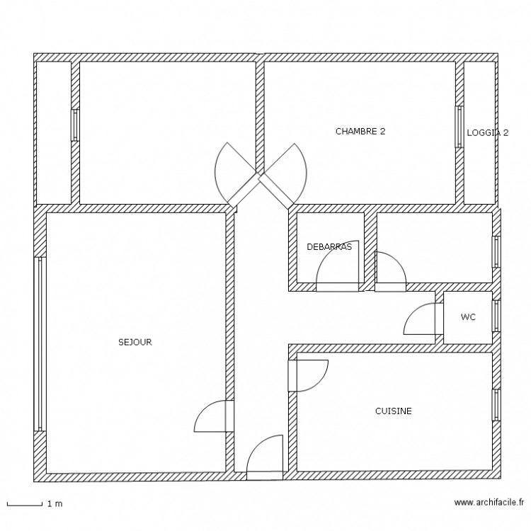 2 SQUARE MICHELET 95100 ARGENTEUIL. Plan de 0 pièce et 0 m2