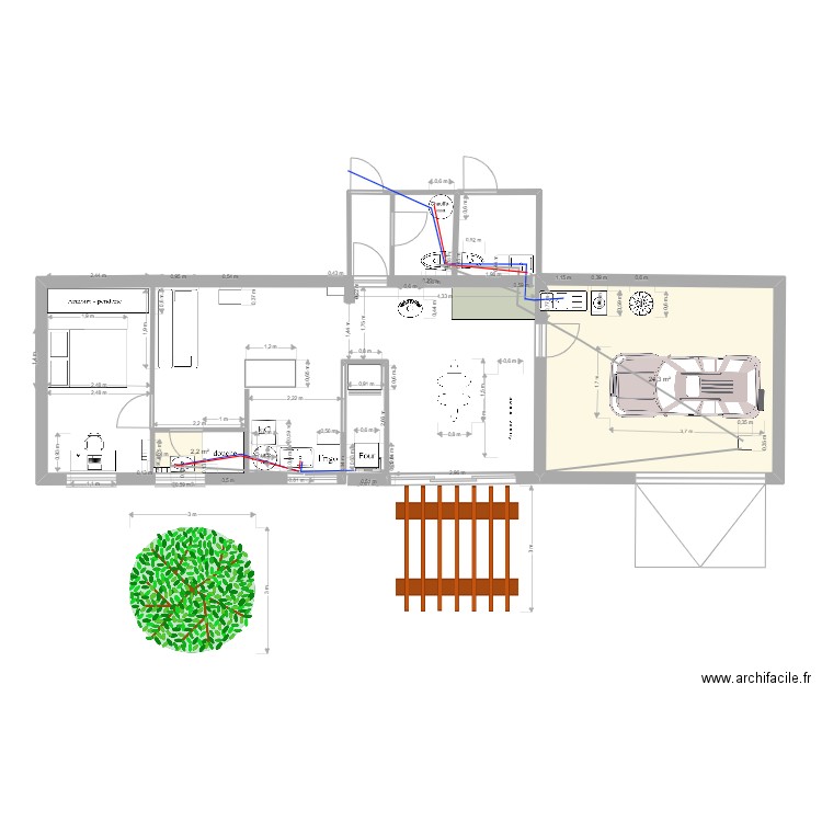 studio maclas 3. Plan de 0 pièce et 0 m2