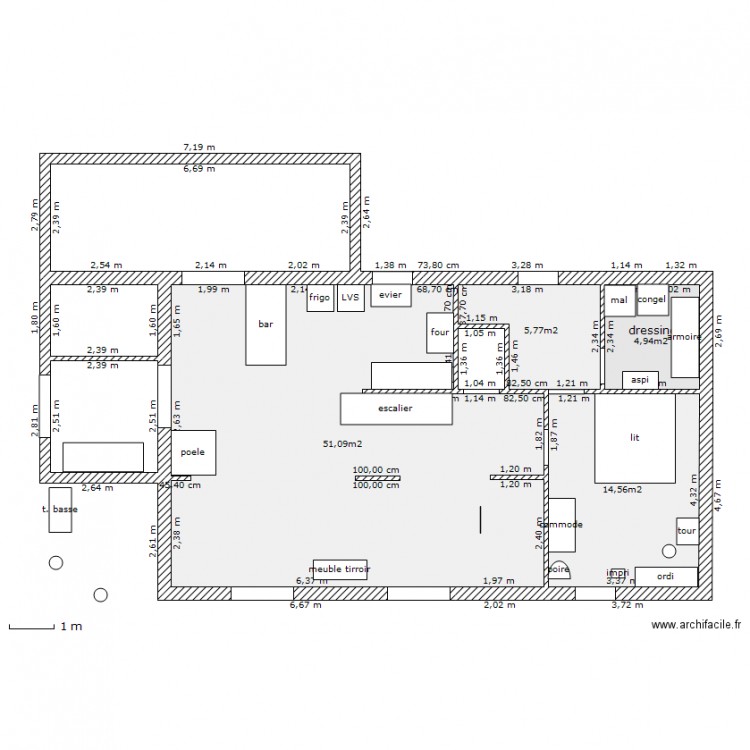 final. Plan de 0 pièce et 0 m2