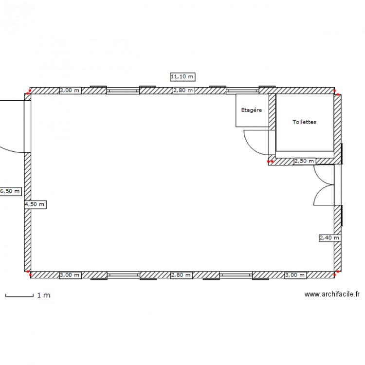 Temple. Plan de 0 pièce et 0 m2