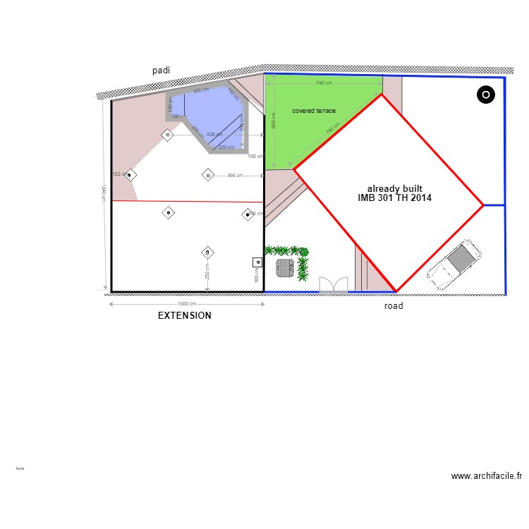 PISCINE 2. Plan de 0 pièce et 0 m2