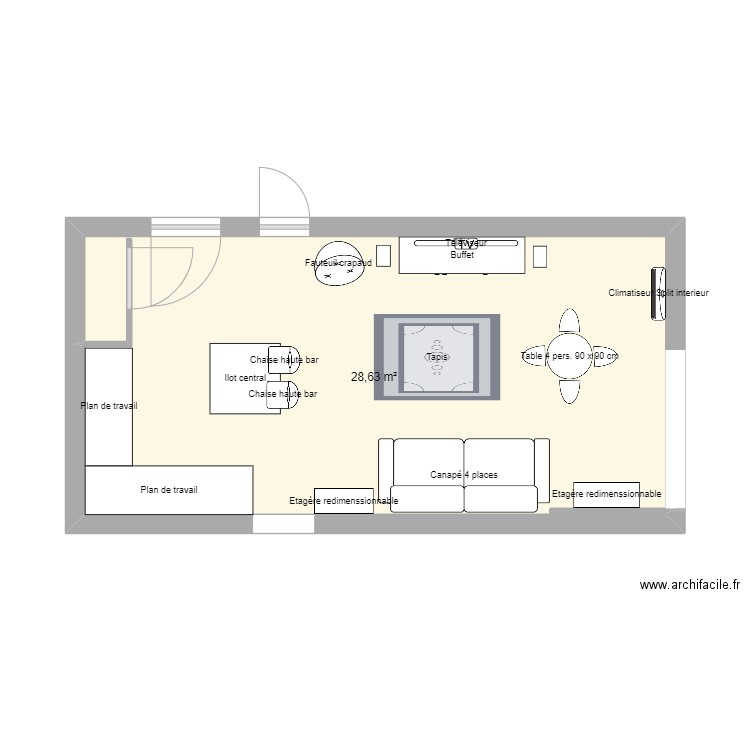 Salle à manger. Plan de 0 pièce et 0 m2