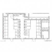 Sanitaire 200pl V2 eau chaude eau froide