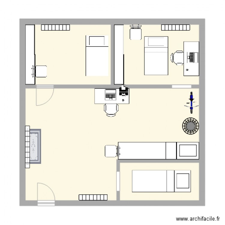 Cabinet kiné. Plan de 0 pièce et 0 m2