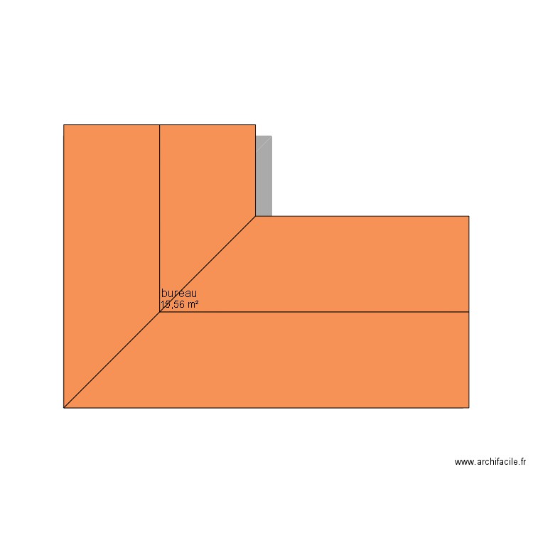 Bureau. Plan de 0 pièce et 0 m2