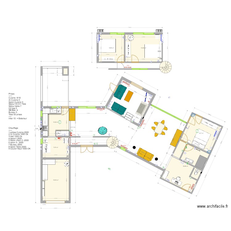 Terrasse Cuisine. Plan de 0 pièce et 0 m2