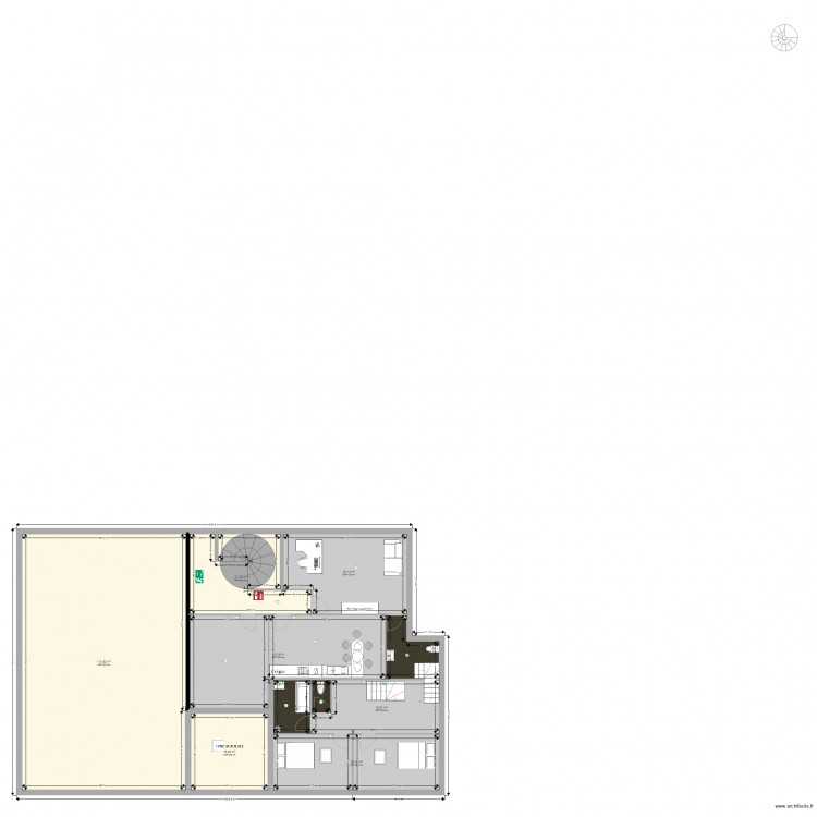 CAMI PREMIER ETAGE. Plan de 0 pièce et 0 m2