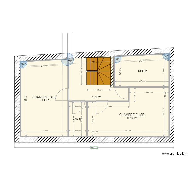 projet etage 1. Plan de 0 pièce et 0 m2