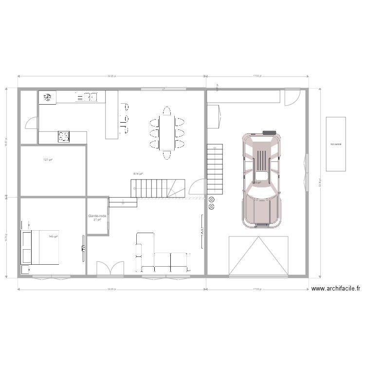 Maison Chantal 4. Plan de 0 pièce et 0 m2