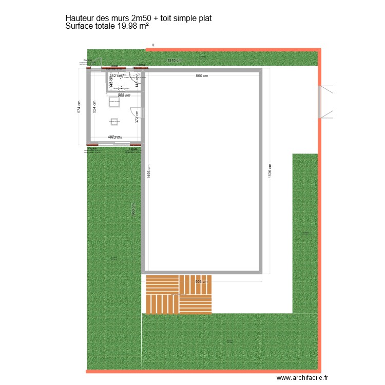 EXTENSION HAZEM SANS MOBILIER DEF. Plan de 2 pièces et 148 m2