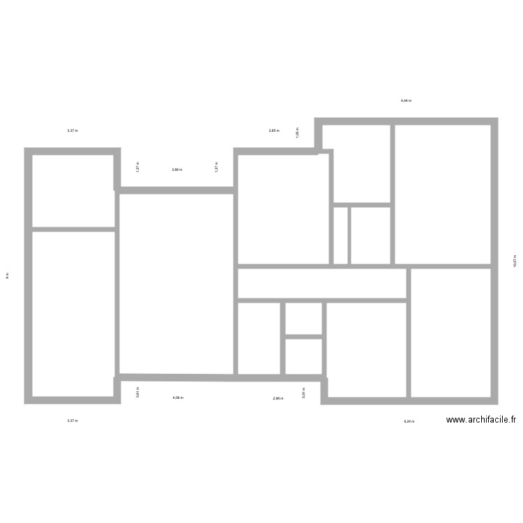 PLAN MAISON NU. Plan de 0 pièce et 0 m2