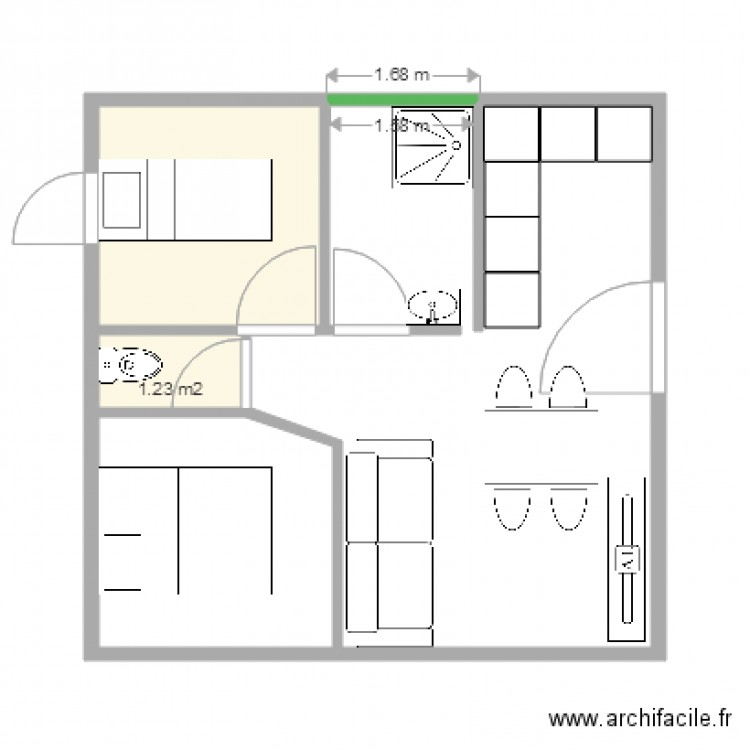 projet. Plan de 0 pièce et 0 m2