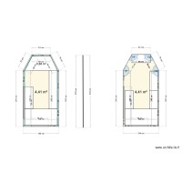 Coffee Trailer floorplan 2D - Different options