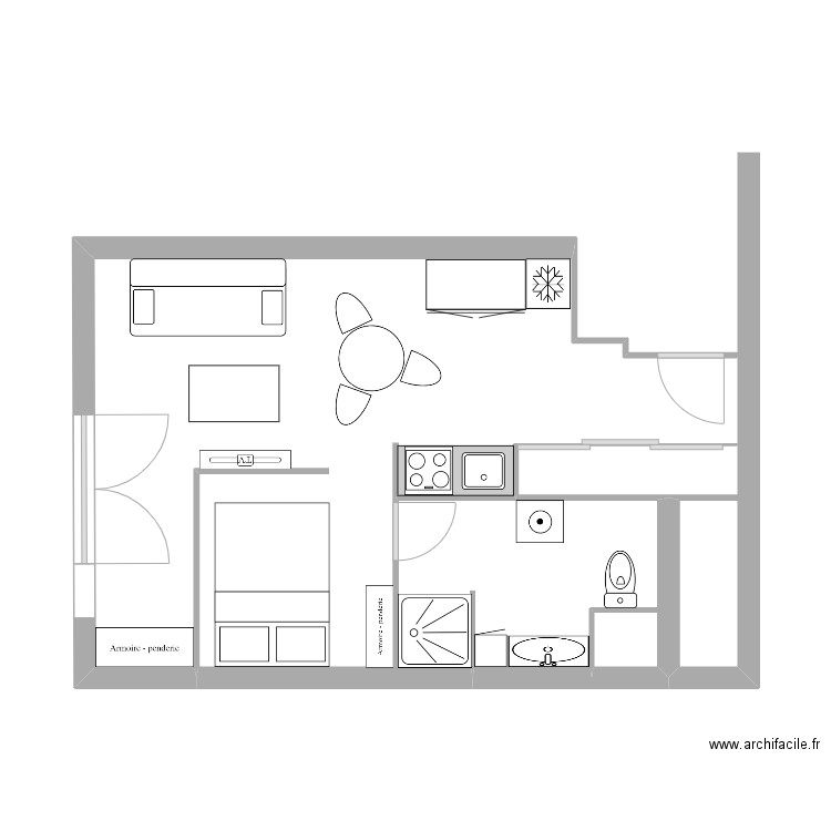 STUDIO2. Plan de 0 pièce et 0 m2