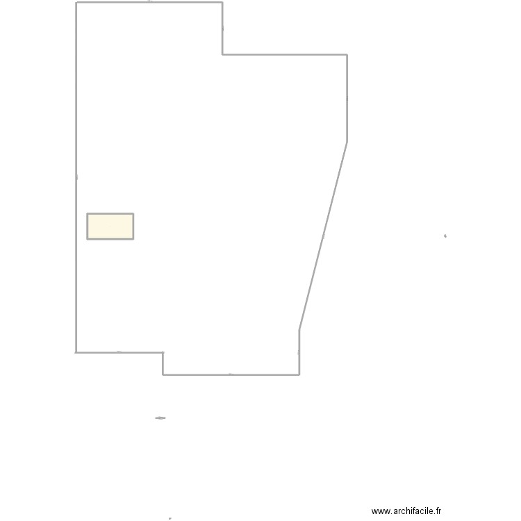 FLEVILLE . Plan de 1 pièce et 208 m2