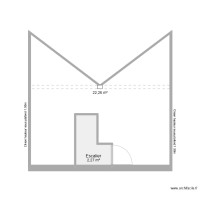 Plan définitif vierge - Etage - Maison 60 Saint Louis