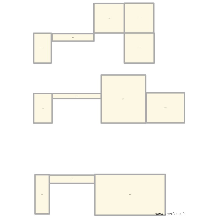 protocole. Plan de 12 pièces et 1201 m2