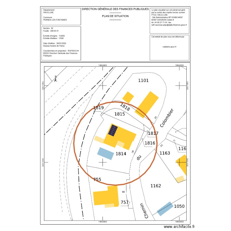 Masse BOUET. Plan de 0 pièce et 0 m2