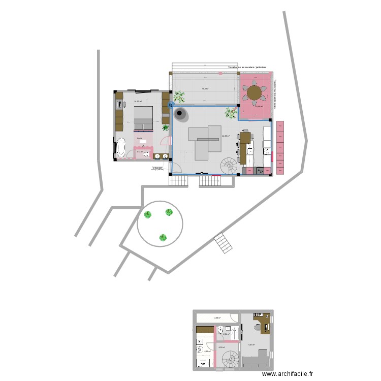 Test Bulthaup. Plan de 10 pièces et 121 m2