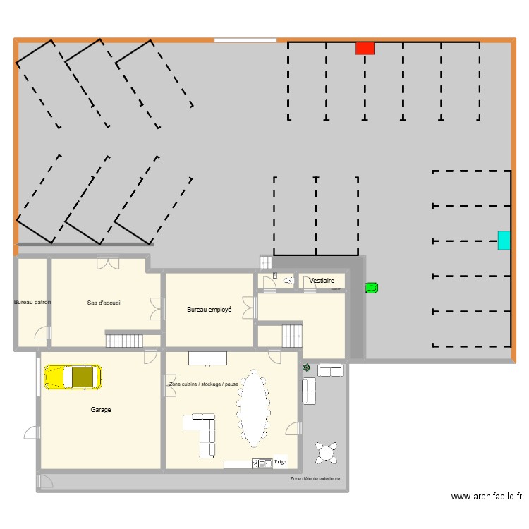 test. Plan de 9 pièces et 267 m2